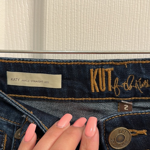 KUT Katy ankle straight Leg jeans - Picture 3 of 6